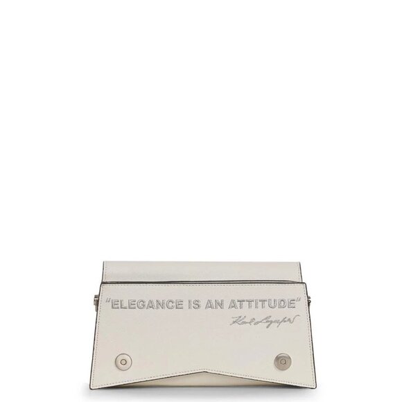 KARL LAGERFELD PARIS Tropez Small Leather Crossbody - Picture 3 of 5